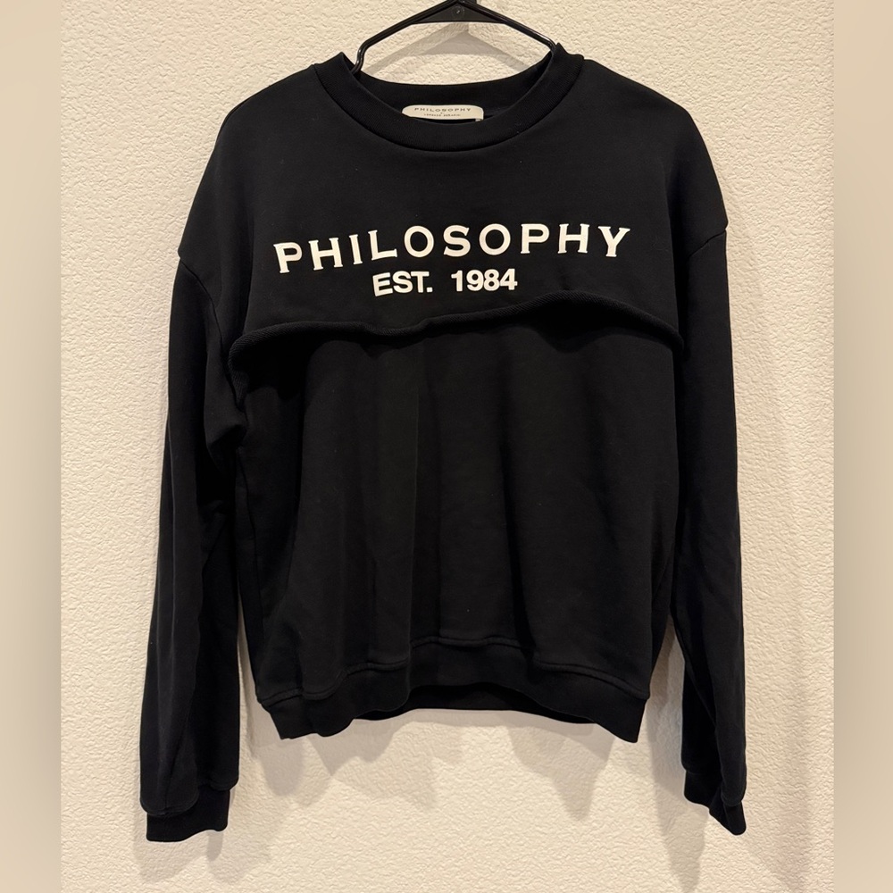 Philosophy Di Lorenzo Serafini logo crewneck pullover sweatshirt - Picture 1 of 4